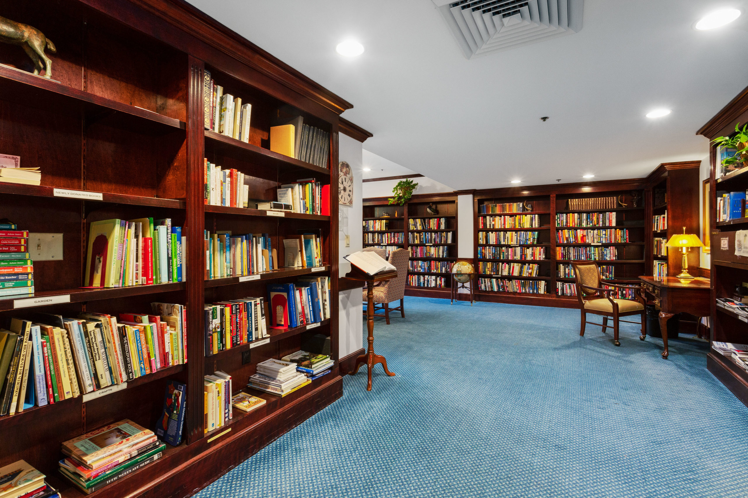 Library interior Library interior