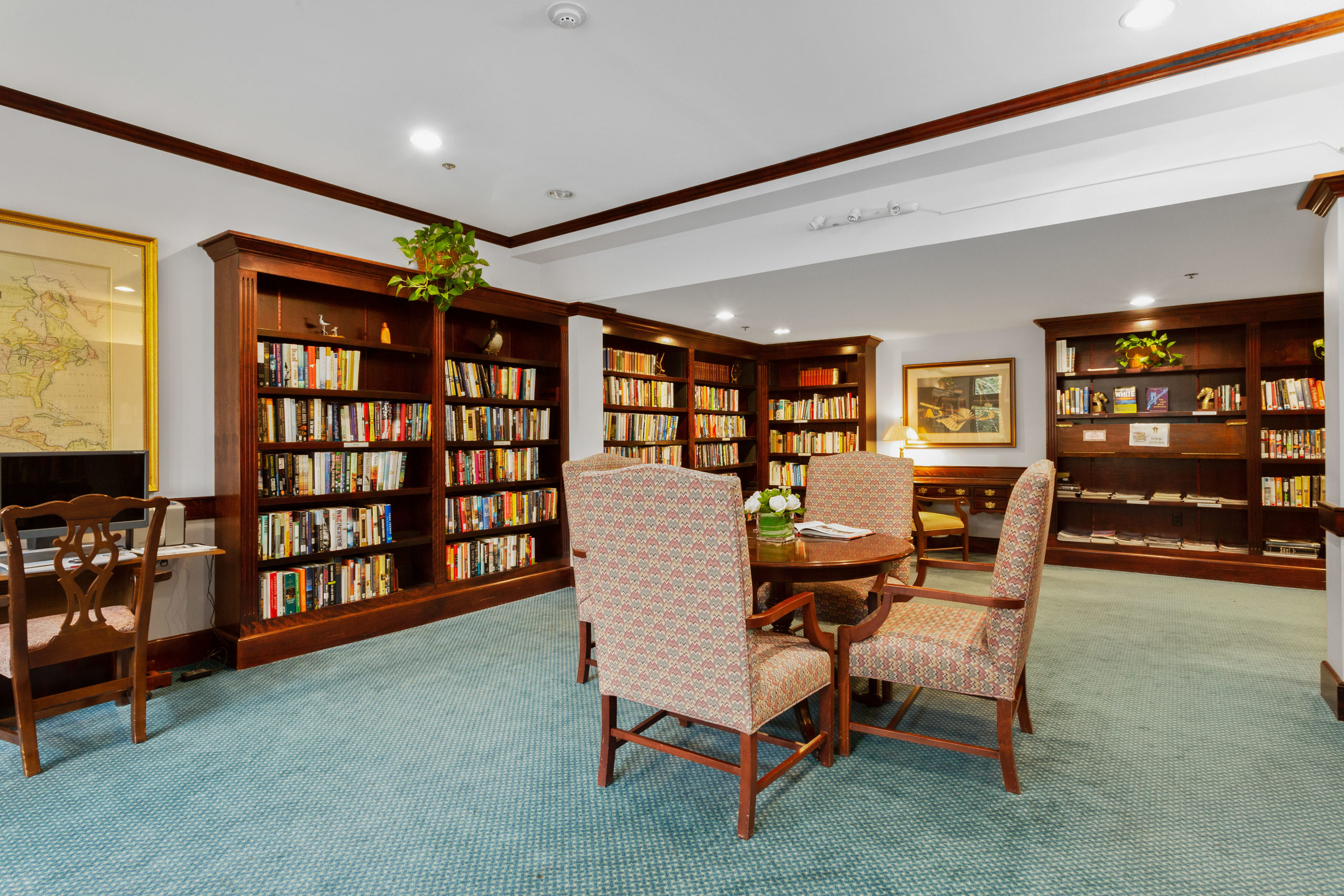 Library interior