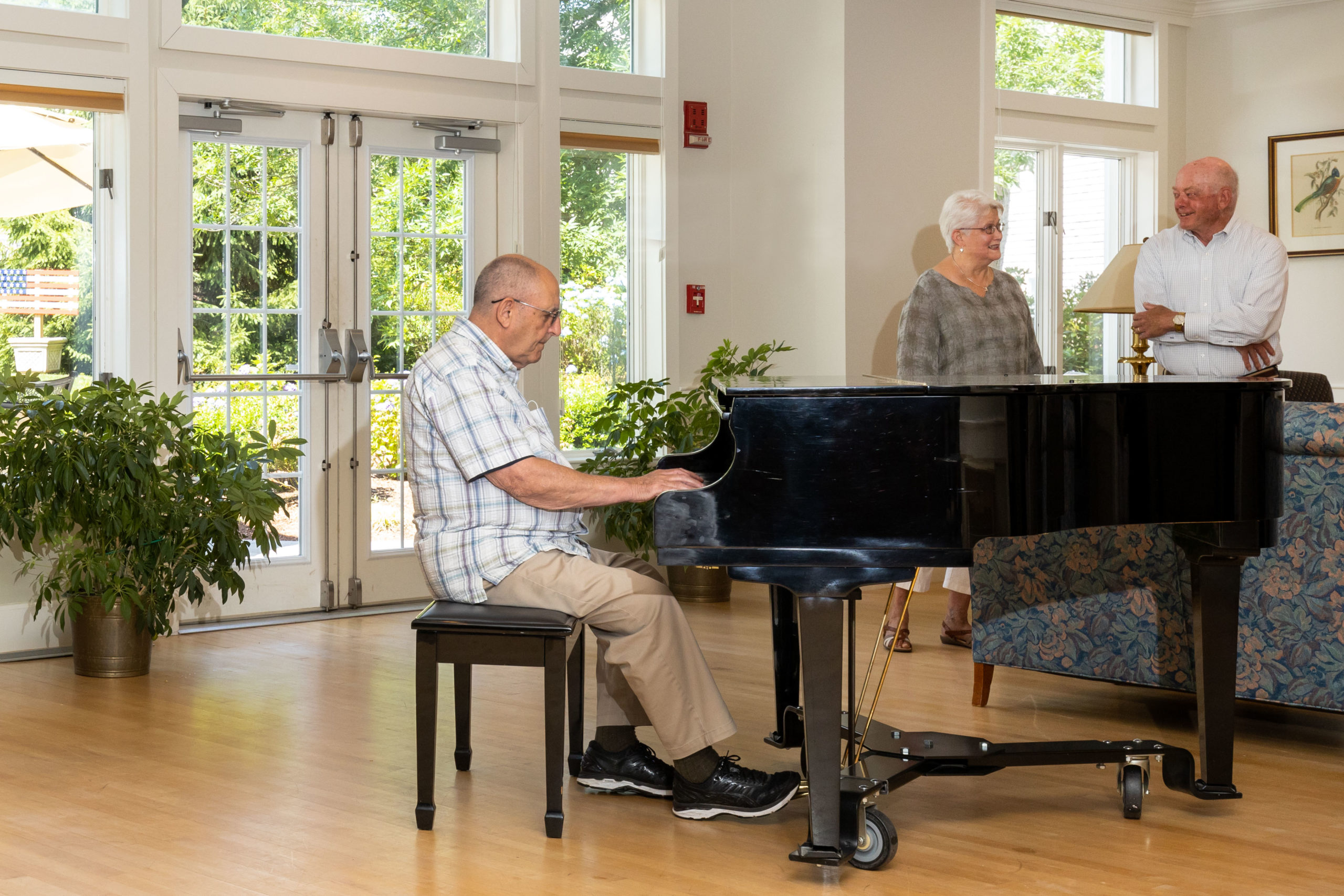 Piano playing